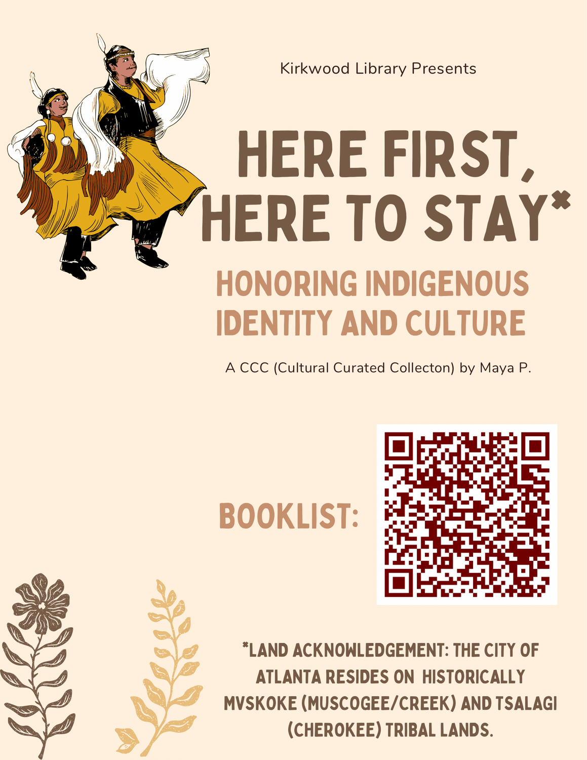 Native American History Month Poster, 2024