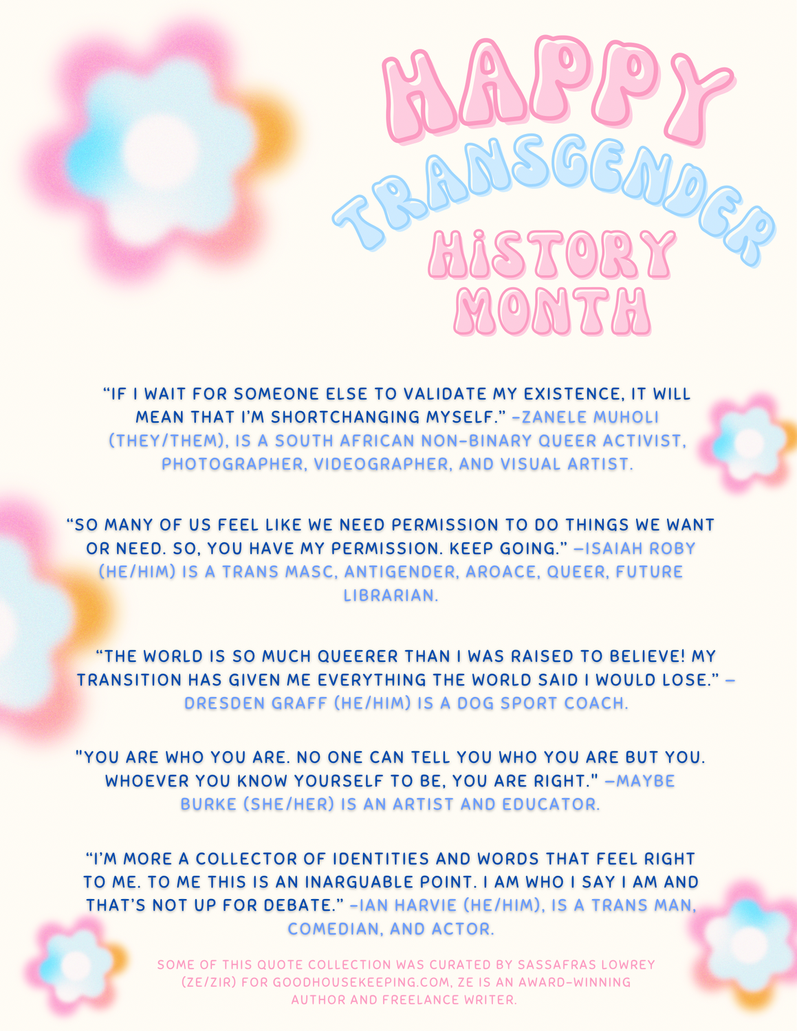 Transgender History Month, 2024