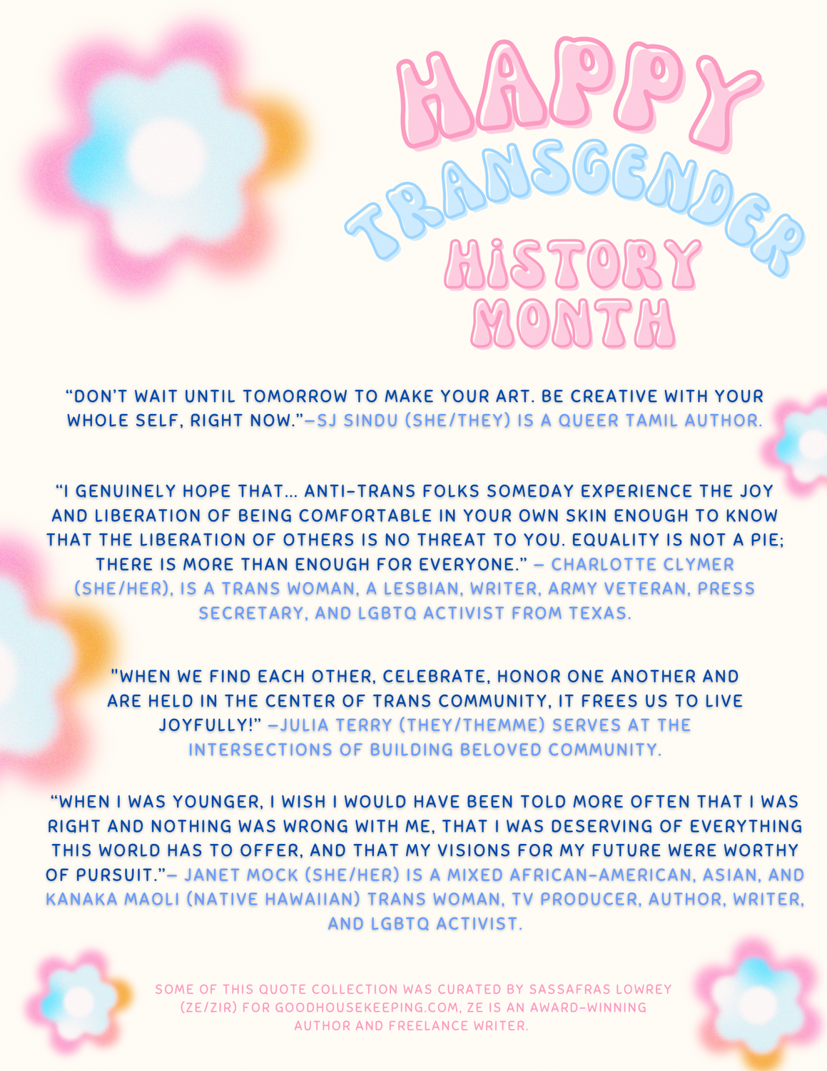 Transgender History Month, 2024